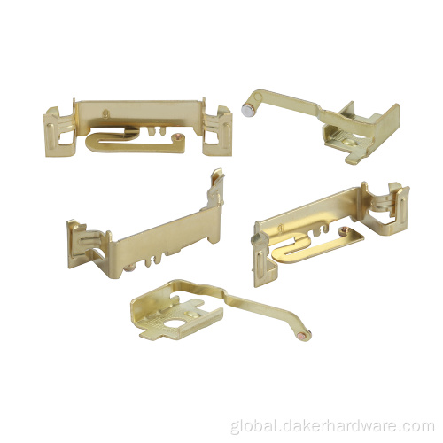 Customized Stamping Sheet Maetal Brackets Parts precision Aluminium Brass stamping component part Manufactory